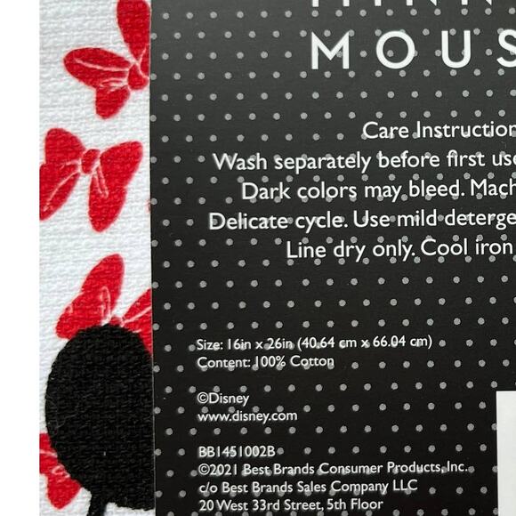 Disney Minnie Mouse Kitchen Towels and Oven Mitts Pot Holders - Picture 4 of 5